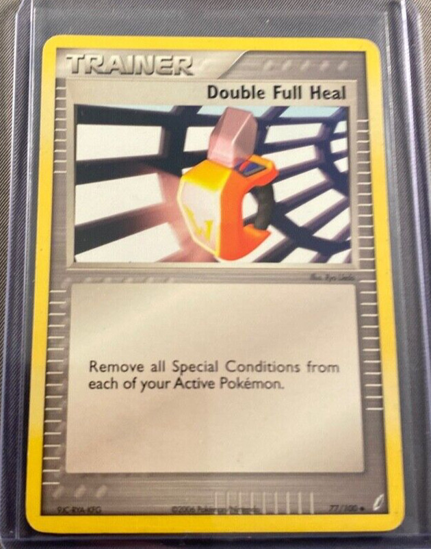 Pokemon Card Trainer Double Full Heal 105/130 Diamond & Pearl in Good Condition!