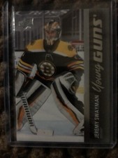 2021-22 Upper Deck Series 1 Young Guns Card # 226 Jeremy Swayman Boston Bruins