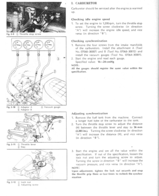 1972-1977 Honda CB350F CB400F Service Manual PDF on USB Drive 113