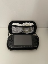 Sony PSP Handheld Console Black with Carry Case, 6 Games and Memory cards