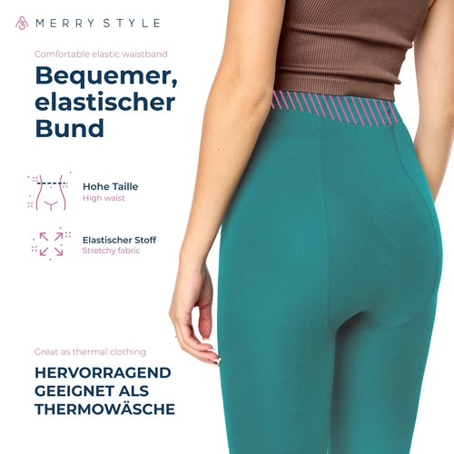 Thermo Strumpfhose Damen Winter Gefütterte Strumpfhose Damen Wärme Tights The... - 第 4/6 張圖片