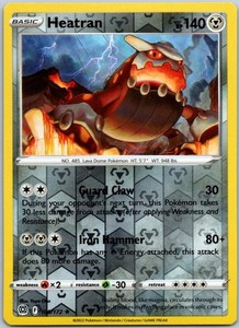 Heatran 100/172 Brilliant Stars Reverse Holo Rare