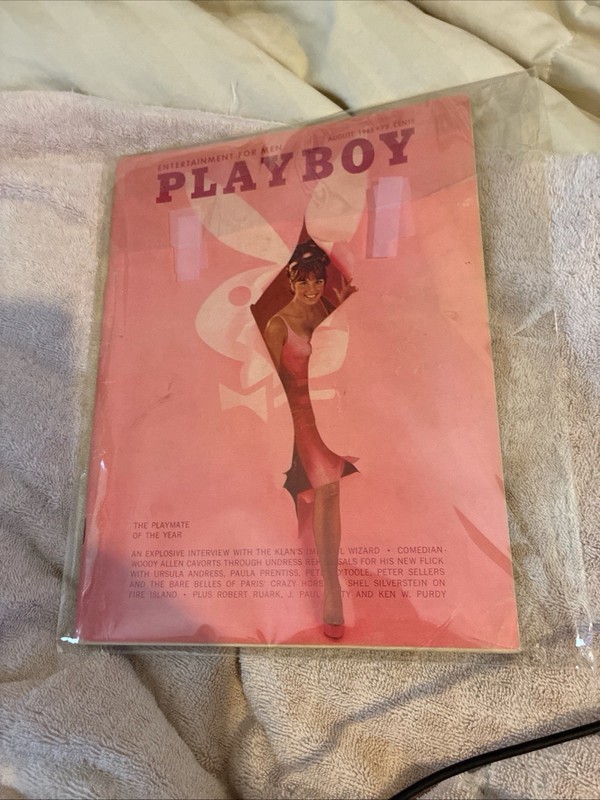 Playboy Magazine August 1965 With Centerfold 