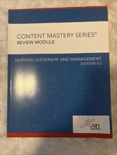 Content Mastery Series Review Module 8th Edition Nursing Leadership Paperback