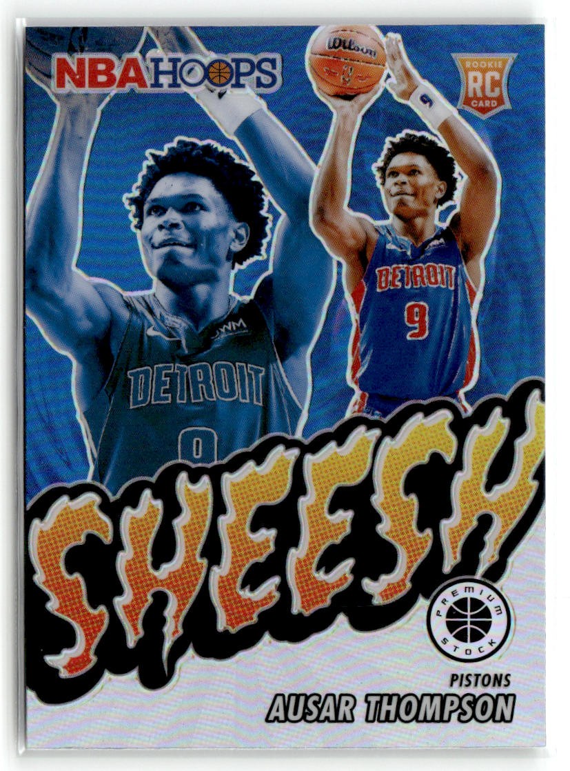 2023-24 Hoops Premium Stock #24 Ausar Thompson Sheesh Silver Prizm