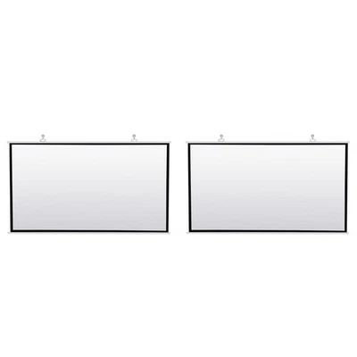 2X Tragbare Projektionswand für Heimkino   Foldable -Crease (60 ) F8A5 - Bild 1 von 4