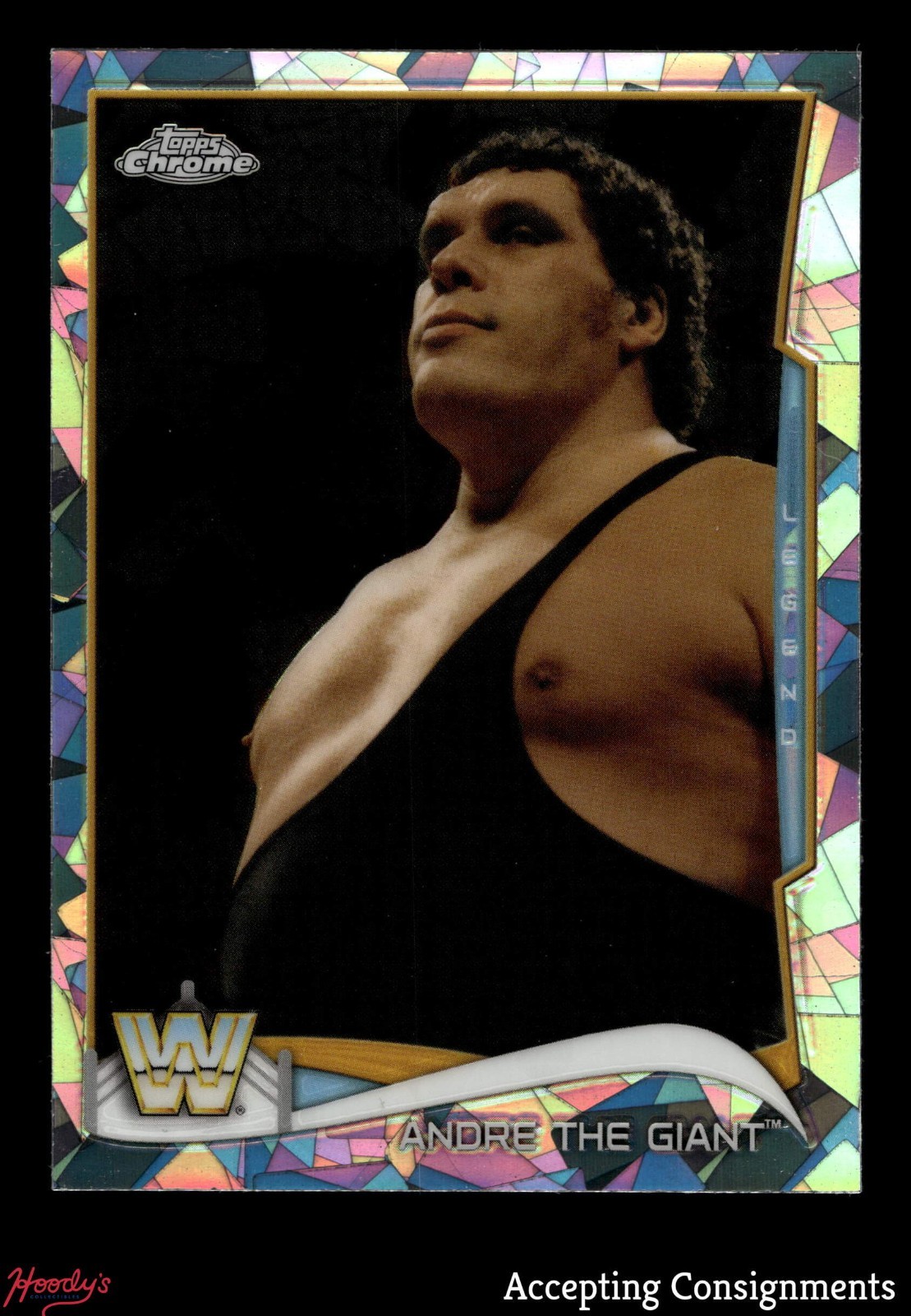 2014 Topps Chrome WWE Atomic Refractor #96 Andre the Giant HOF