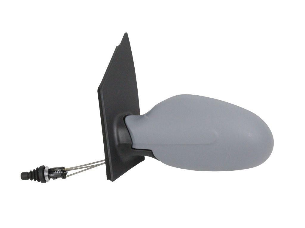 ABAKUS Left Gray Convex Power Towing Remote Exterior Mirror 3601M05 for Smart