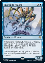 Spawning Kraken #33 Commander 2021 Rare