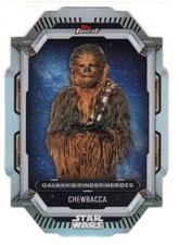 Star Wars Finest 2022 Galaxy's Finest Heroes Die-Cut Refractor GF-6 Chewbacca