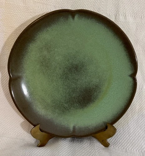 Vintage Frankoma Plainsman Prairie Green Plate 10”  5F. Replacement Pieces