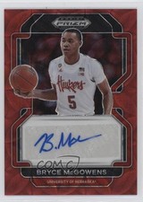 2022 Panini Prizm Draft Picks Choice Red 6/88 Bryce McGowens #DP-BMC Auto 0rd2