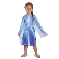 Disney Frozen 2 Elsa Girls Costume Classic Dress Disguise 22873