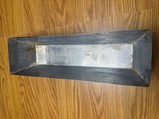Stainless Steel Plastering Mud Pan Decorator Drywall Tool 14-3/8" L x 4.25" W