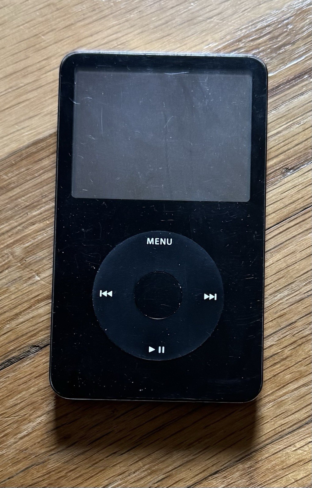 Apple iPod Classic 30GB Black 5th Gen A1136. Untested.