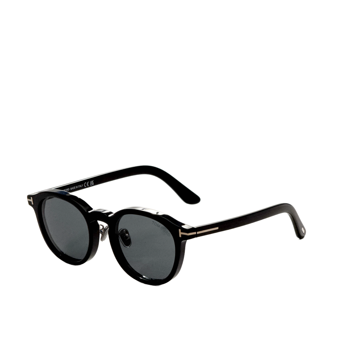 Tom Ford Men's 50 mm Shiny Black Sunglasses FT1277-D-01A-50 | eBay