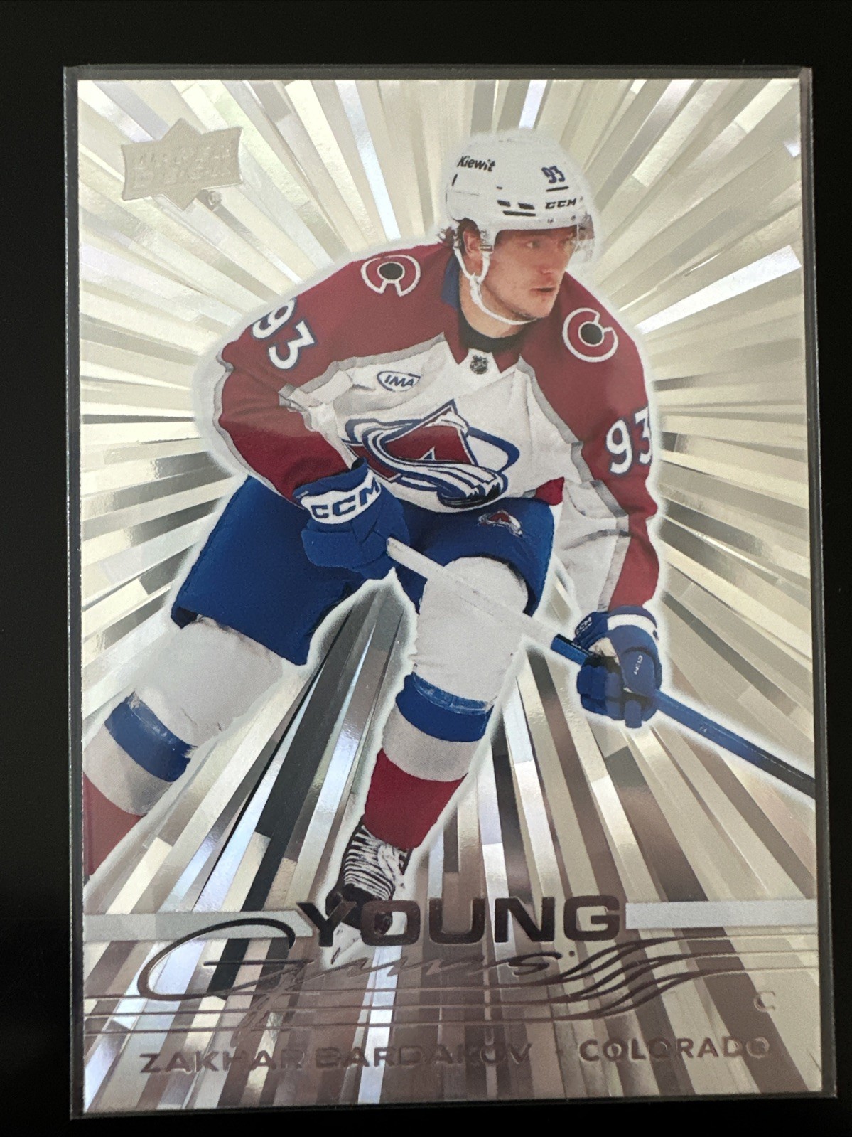 2025-26 Upper Deck Series 2 Zakhar Bardakov Young Guns Outburst #477 Avalanche