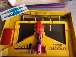 Rare Ancien Coffret GYRO JET Meccano Tri ang "Cascadeur" B.O. ref 430 Oscar 1971