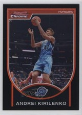 2007 Bowman Draft Picks & Stars Chrome Black Refractor /199 Andrei Kirilenko y8a