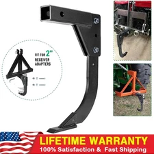 Racewill Hitch Lawn Mounted Ripper Garden Plow for ATV/UTV Tractor W/2" Receiver