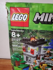 Incomplete Lego Minecraft The Fortress 21127 Used