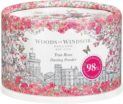 Woods of Windsor True Rose Dusting Powder 100g Natural Ingrediants UK