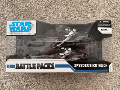STAR WARS The Clone Wars Speeder Bike Recon Battle Packs New Figures