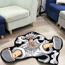 One Piece Luffy Gear 5 Plush Anime Rug – Soft Non-Slip Carpet 