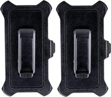 2 Pack Replacement Belt Clip Holster Compatible For iPhone 17 ProMax, Black
