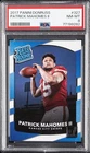 2017 PANINI DONRUSS #327 PATRICK MAHOMES II ROOKIE RC PSA 8