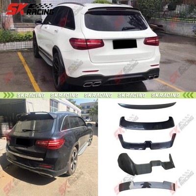 A/B/C/D/E Style Carbon Rear Roof Spoiler Wing Fits Benz GLC-Class X253 Sport SUV