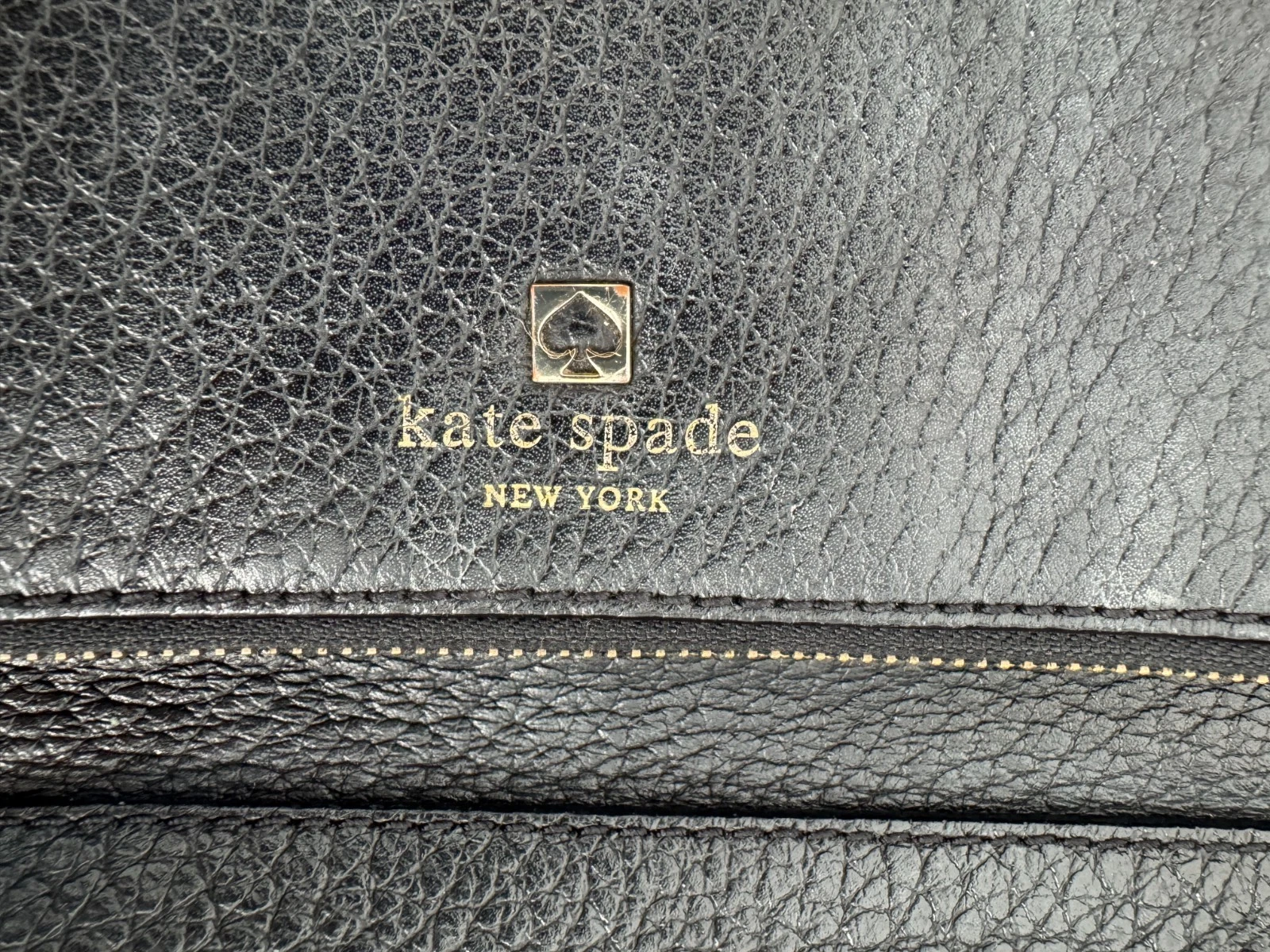 Borsa a 2 vie Kate Spade Southport Avenue in pelle nera Mini Maria