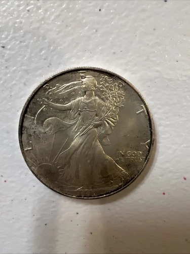 1993 WALKING LIBERTY AMERICAN EAGLE .999 FINE SILVER DOLLAR COIN 1oz. $1 USA