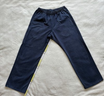 Yeezy Gap Sateen Cargo Pants Navy Size L   Oversized Wide Fit - Used 