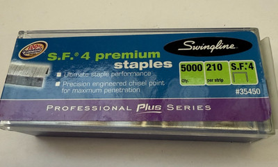Swingline S.F. 4 Premium Staples 1 Box Qty 5000 #35450 Professional Plus Series