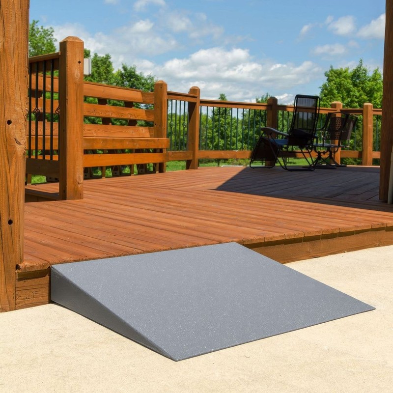 3" H - VersaRamp Lightweight Threshold Ramp by Silver Spring - 800 lb. Capacity