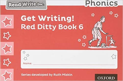 Read Write Inc. Phonics: Get Writing! Red Ditty Book 6 Pack Of 10 Ruth Miskin - Image 2