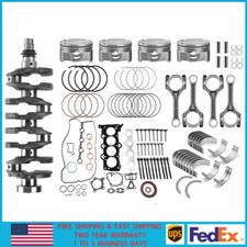 1.6l G4fj Engine Overhaul Rebuild Kit Crankshaft Rods For Hyundai Kia Turbo