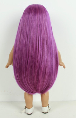 Willow in Popstar Purple SP Wig Size 11-12  for 18'' Branded Dolls