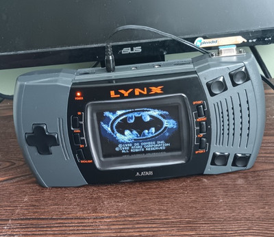 Atari Lynx II Console   Modded with VGA Output, Brightness, Contrast Control Mod