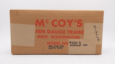 McCoy 256E Standard Gauge TPC Circus ''Tiny and Boo'' Animal Car MT/Box