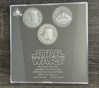 Disney Store - Star Wars The Saga Coin Set - Serie 2/3 - Limited Edition