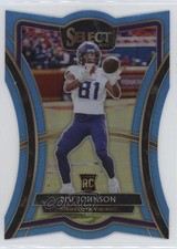 2019 Select Premier Level Die-Cut Light Blue Prizm 13/99 Bisi Johnson #181 10ou