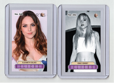 Elizabeth Gillies rare MH Belicoso #'d x/3 Tobacco card no.  248