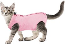 Cobee Cat Professional Recovery Suit Size L - Pink - Collar Replacement - New