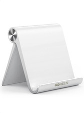 Adjustable Portable Tablet Stand Desktop Holder iPad iPhone 4.7-11 Inch White