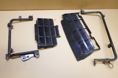 YAMAHA DT125 DT 3ET 2YY 3BN set of radiator grills and brackets mounts