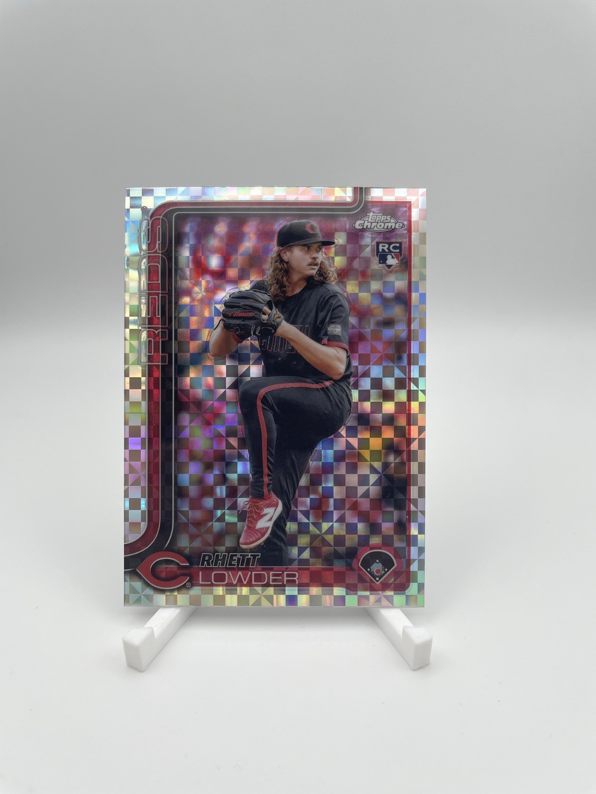 2025 Topps Chrome - Rhett Lowder #147 X-Fractor (RC)