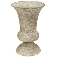 Pokalvase Metall Antik Deko Vase Vintage Design Hochzeit Dekoideen