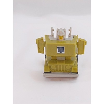 Vintage 1986 G1 Hasbro Takara Throttlebot Rollbar Green Jeep Transformer
